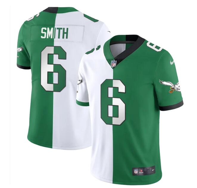 MEN'S?PHILADELPHIA?EAGLES?NIKE?STITCHED?SPLIT?KELLY?DEVONTA?SMITH?JERSEY