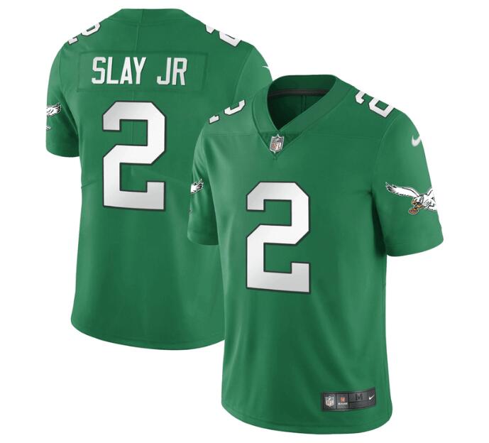 MEN'S PHILADELPHIA EAGLES NIKE STITCHED KELLY GREEN DARIUS SLAY JR JERSEY