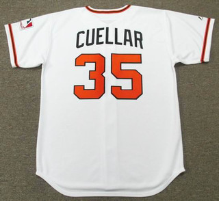 MIKE CUELLAR Baltimore Orioles 1969 Majestic Cooperstown Home Baseball Jersey