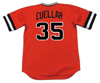 MIKE CUELLAR Baltimore Orioles 1971 Majestic Cooperstown Throwback Baseball Jersey