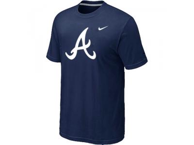 MLB Atlanta Braves Heathered NEW D.Blue Blended T-Shirt