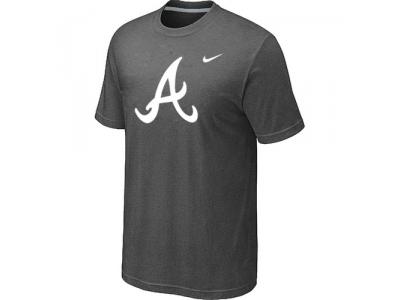 MLB Atlanta Braves Heathered NEW D.Grey Blended T-Shirt