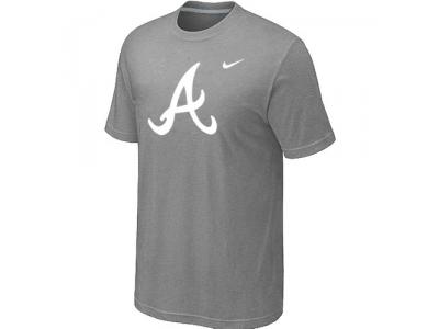 MLB Atlanta Braves Heathered NEW L.Grey Blended T-Shirt