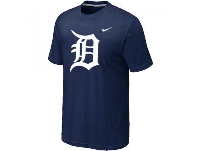 MLB Detroit Tigers Heathered D.Blue NEW Blended T-Shirt