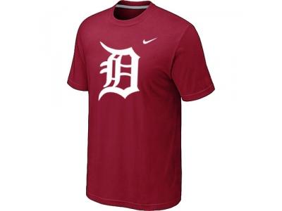 MLB Detroit Tigers Heathered Red NEW Blended T-Shirt