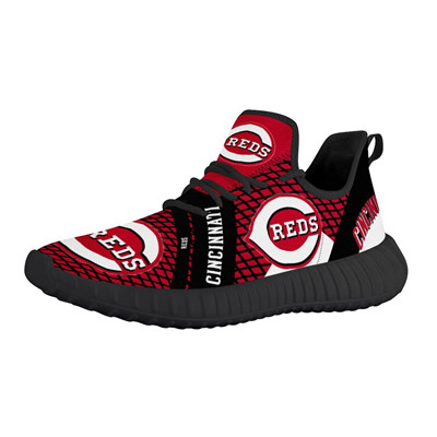 MLB Reds Mesh Knit Sneakers 1