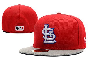 MLB St Louis Cardinals Fitted Hat Red --lx
