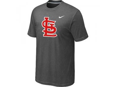 MLB St.Louis Cardinals Heathered D.Grey NEW Blended T-Shirt