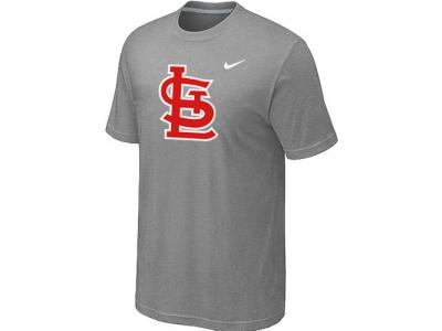 MLB St.Louis Cardinals Heathered L.Grey NEW Blended T-Shirt