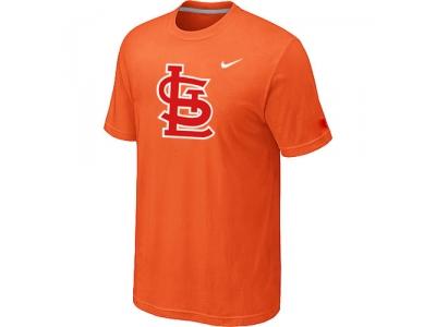 MLB St.Louis Cardinals Heathered Orange NEW Blended T-Shirt