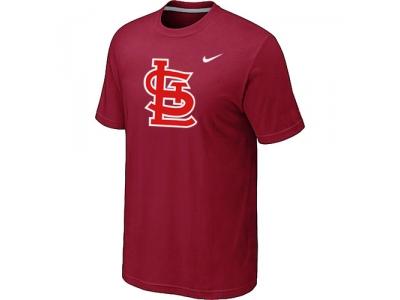 MLB St.Louis Cardinals Heathered Red NEW Blended T-Shirt