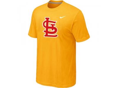 MLB St.Louis Cardinals Heathered Yellow NEW Blended T-Shirt