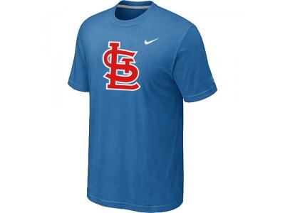 MLB St.Louis Cardinals Heathered light Blue NEW Blended T-Shirt