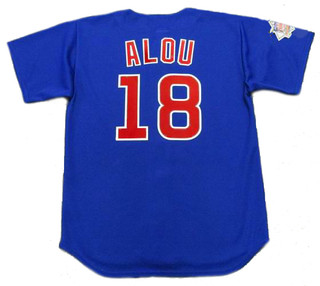 MOISES ALOU Chicago Cubs 2003 Majestic Throwback Alternate Baseball Jersey