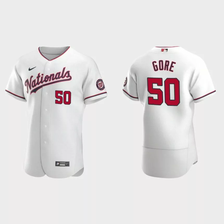 MacKenzie Gore Washington Nationals Authentic Alternate Jersey – White