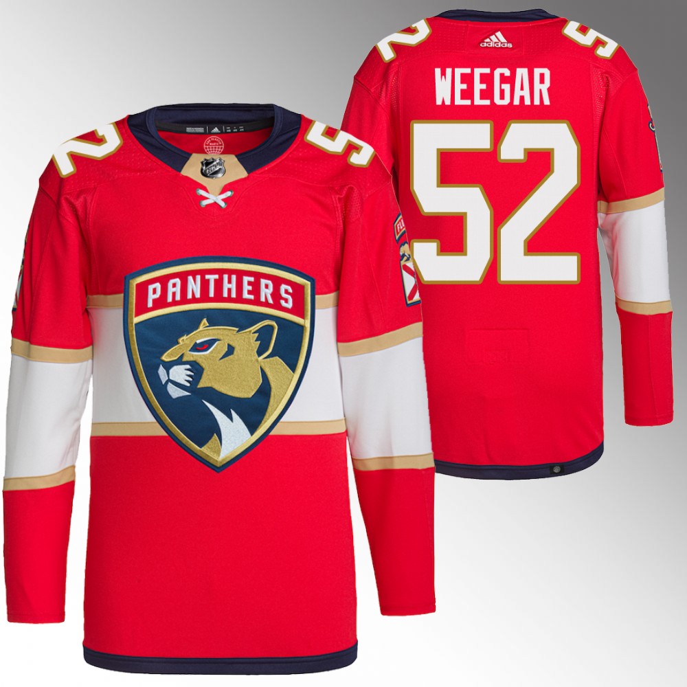 MacKenzie Weegar Florida Panthers Red Primegreen Authentic Home Jersey