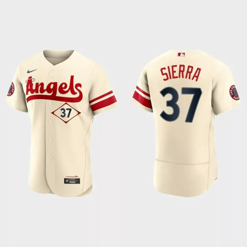 Magneuris Sierra Los Angeles Angels 2022 City Connect Authentic Jersey – Cream