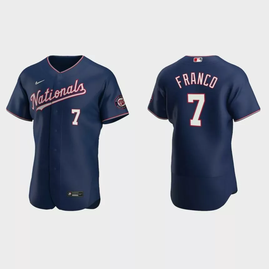 Maikel Franco Washington Nationals Authentic Alternate Jersey – Navy