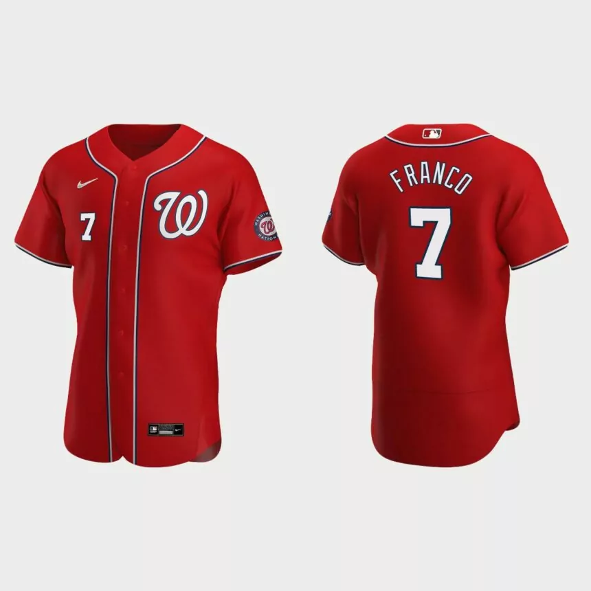 Maikel Franco Washington Nationals Authentic Alternate Jersey – Red