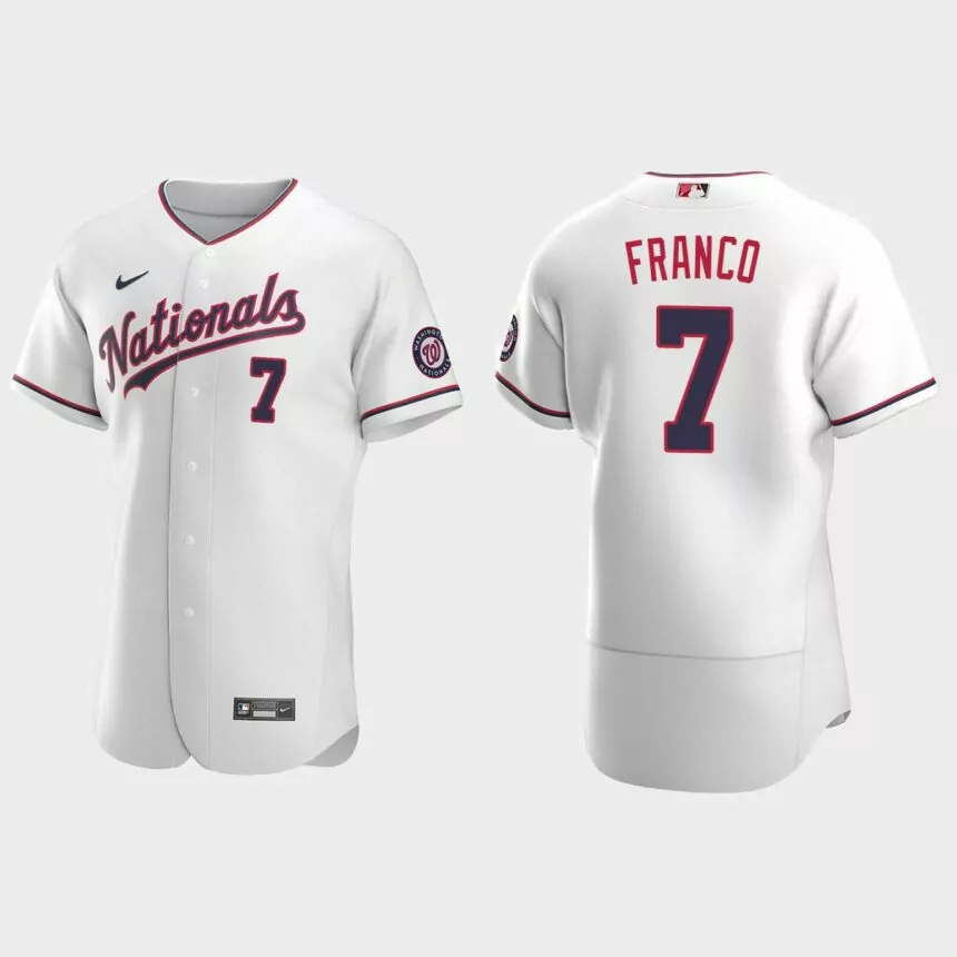 Maikel Franco Washington Nationals Authentic Jersey – White
