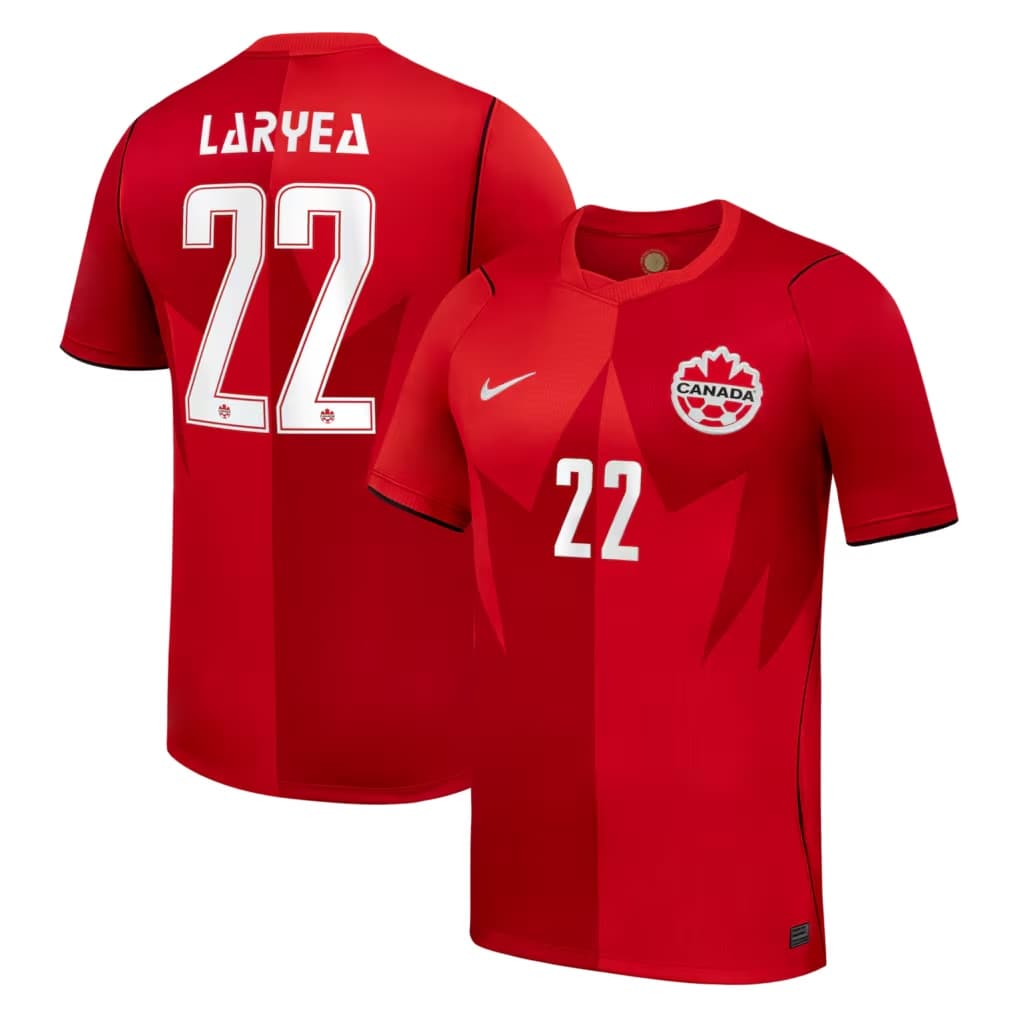 Maillot domicile réplique Nike Stadium 2026 de Richie Laryea (Canada) - Rouge (2)