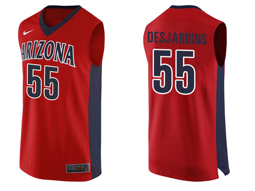 Male Arizona Wildcats Navy Jake DesJardins College Basketball Jersey
