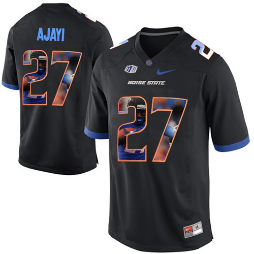 Male Boise State Broncos Black Jay Ajayi College Football Jersey