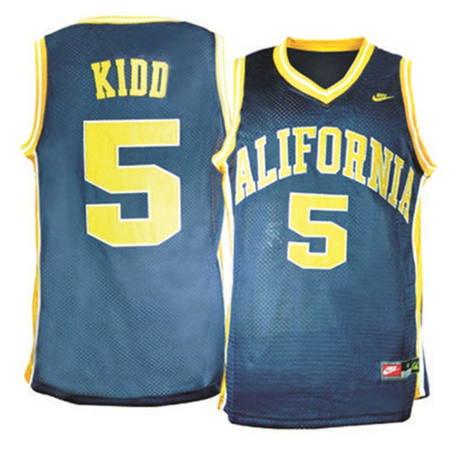 Male California Golden Bears Navy Blue Jason Kidd College Basketball Jersey