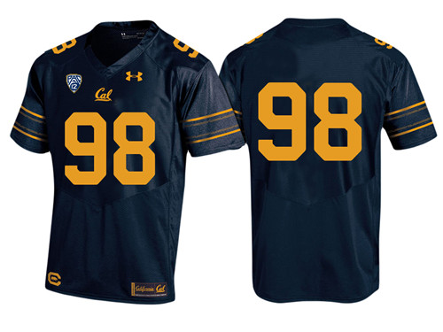 Male California Golden Bears Navy PAC-12 College Football New-Look Home Jersey 1
