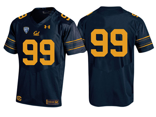 Male California Golden Bears Navy PAC-12 College Football New-Look Home Jersey