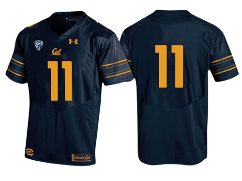 Male California Golden Bears Navy PAC-12 College Football New-Look Home Jersey0