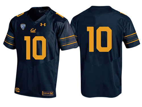 Male California Golden Bears Navy PAC-12 College Football New-Look Home Jersey11