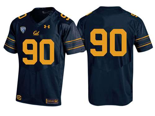 Male California Golden Bears Navy PAC-12 College Football New-Look Home Jersey4