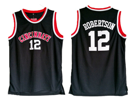 Male Cincinnati Bearcats Black Oscar Robertson College Basketball Jersey