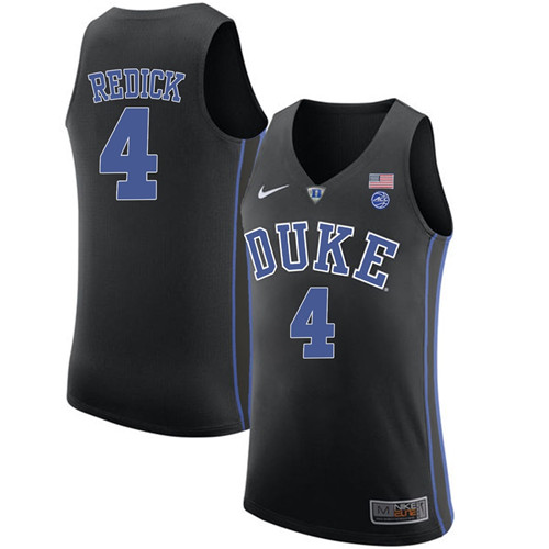 Male Duke Blue Devils Black JJ Redick College Basketball Performance Jersey