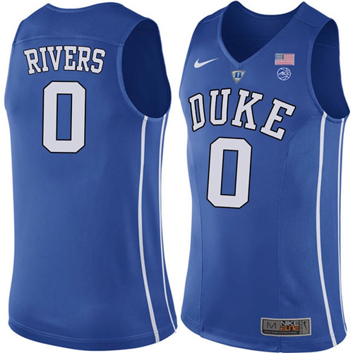 Male Duke Blue Devils Royal Austin Rivers College Basketball Performance Jersey