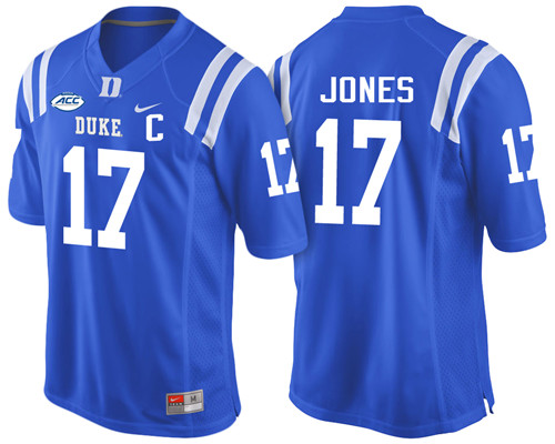 Male Duke Blue Devils Royal Daniel Jones NCAA Football Jersey