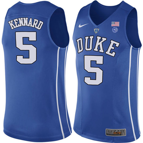 Male Duke Blue Devils Royal Luke Kennard College Basketball Performance Jersey