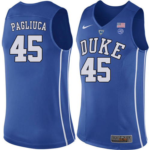 Male Duke Blue Devils Royal Nick Pagliuca College Basketball Performance Jersey