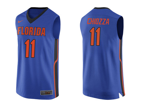 Male Florida Gators Royal Chris Chiozza College Basketball Jersey1