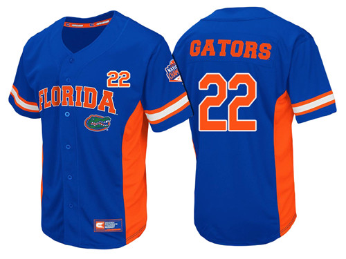 Male Florida Gators Royal College 2017 Men's Baseball National Champions Jersey2