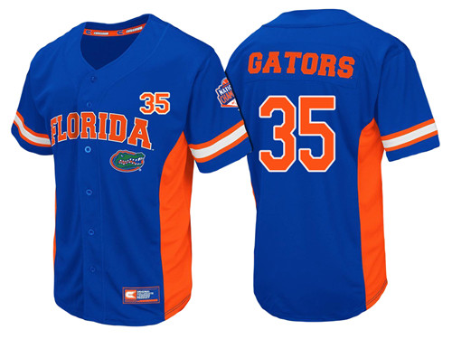 Male Florida Gators Royal College 2017 Men's Baseball National Champions Jersey3