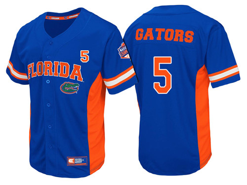 Male Florida Gators Royal College 2017 Men's Baseball National Champions Jersey4