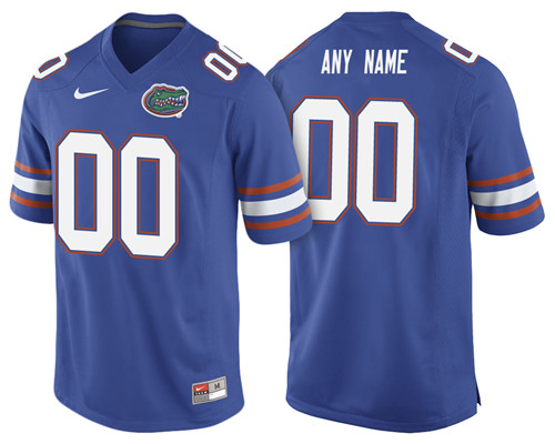 Male Florida Gators Royal Custom College Football Jerseys