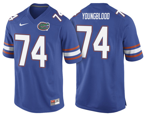 Male Florida Gators Royal Jack Youngblood NCAA Football Jersey