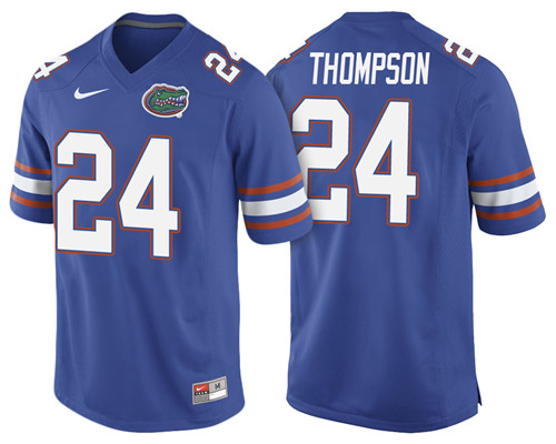 Male Florida Gators Royal Mark Thompson NCAA Football Jersey