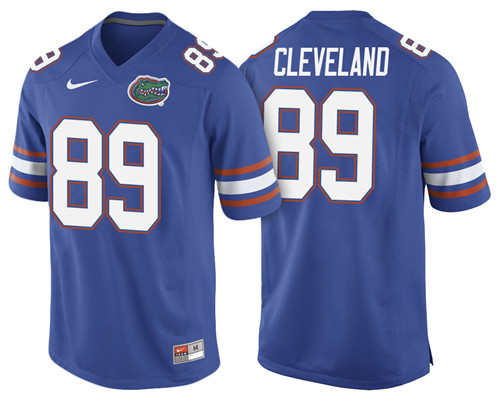 Male Florida Gators Royal Tyrie Cleveland NCAA Football Jersey