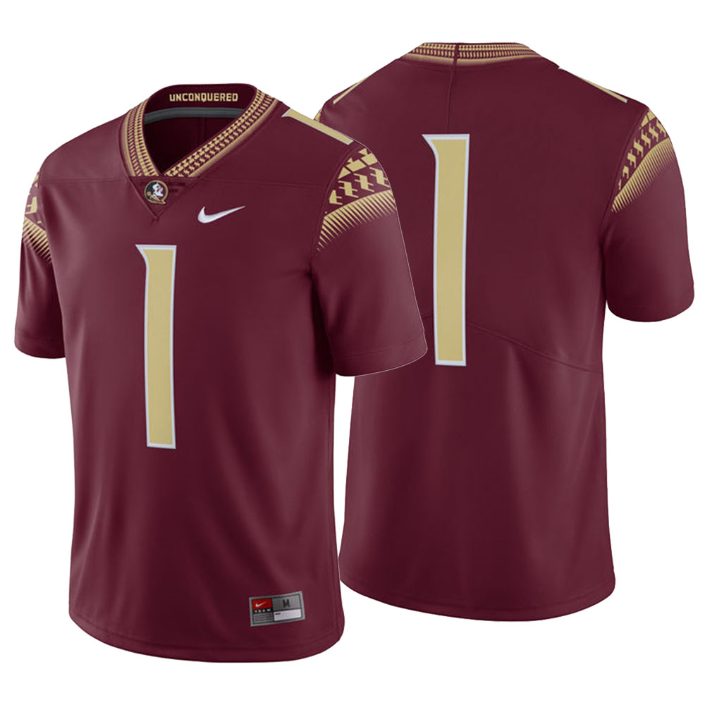 Male Florida State Seminoles Garnet College Football Game Jersey
