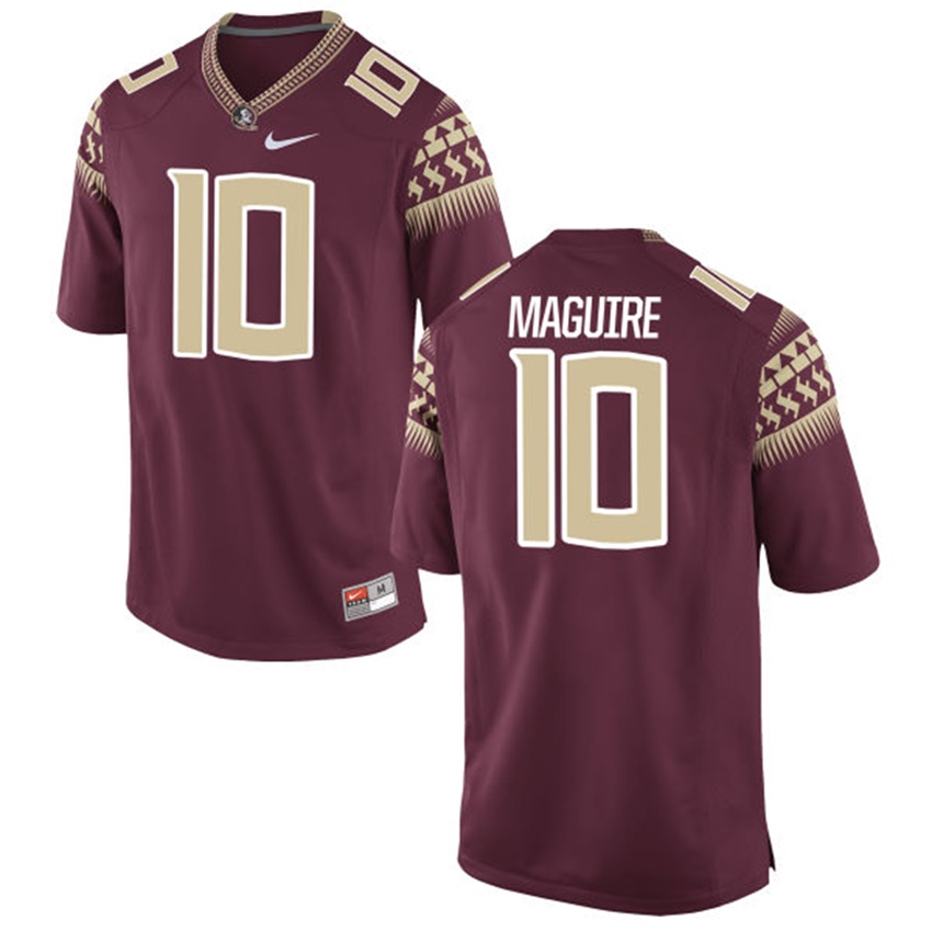 Male Florida State Seminoles Garnet Sean Maguire NCAA Alumni Football Game Jersey