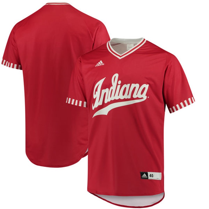 Male Indiana Hoosiers Crimson NCAA Baseball Jersey